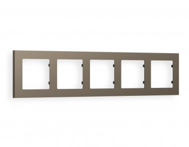 Фотография товара 'Ambrella AF220635 Рамка ALFA Techno (Темная бронза матовый) 5-ая'