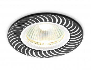 Фотография товара 'Ambrella Встраиваемый потолочный точечный светильник сатин/черный'