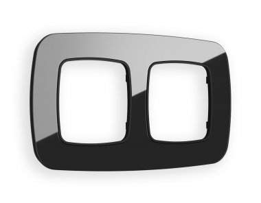 Фотография товара 'Ambrella OF350802 Рамка OMEGA Radian (Черный Стекло закаленное натуральное) 2-ая'