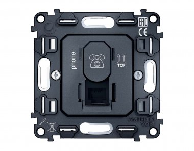 Фотография товара 'Ambrella VM190 Механизм телефонной розетки RJ-11 (4P4C)'