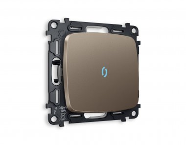 Фотография товара 'Ambrella MO632020 Комплект механизма 1-клавишного выключателя с подсветкой 10000K'