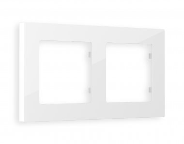Фотография товара 'Ambrella AF220102 Рамка ALFA Techno (Белый глянец) 2-ая'
