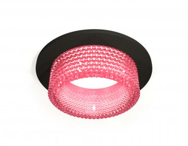 Фотография товара 'Ambrella XC6513042 Комплект встраиваемого светильника с композитным хрусталем SBK/PI'