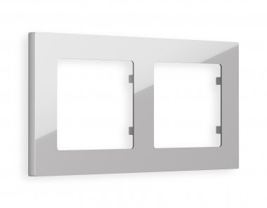 Фотография товара 'Ambrella AF220402 Рамка ALFA Techno (Серебро глянец) 2-ая'