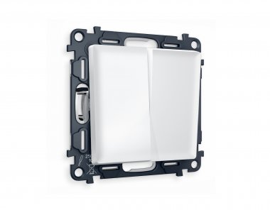 Фотография товара 'Ambrella MA123010 Комплект механизма 2-клавишного выключателя ALFA'