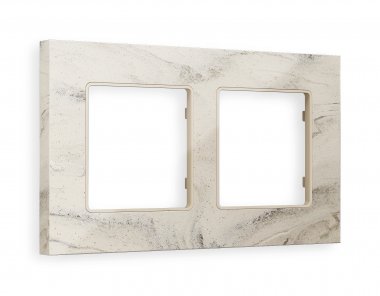 Фотография товара 'Ambrella AF930602 Рамка ALFA Grand (Серо-бежевый мрамор) 2-ая'