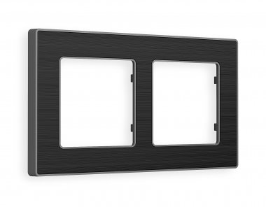 Фотография товара 'Ambrella AF580532 Рамка ALFA Arctic (Черный стекло органическое/ Сталь) 2-ая'