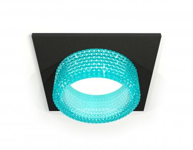 Фотография товара 'Ambrella XC6521043 Комплект встраиваемого светильника с композитным хрусталем SBK/BL'