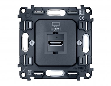 Фотография товара 'Ambrella VM222 Механизм розетки HDMI 2.0 40V/500mA 2.0GHz 5-18Gbit/s'