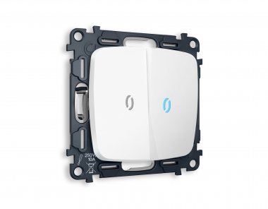 Фотография товара 'Ambrella MO124020 Комплект механизма 2-клавишного выключателя с подсветкой 10000K'