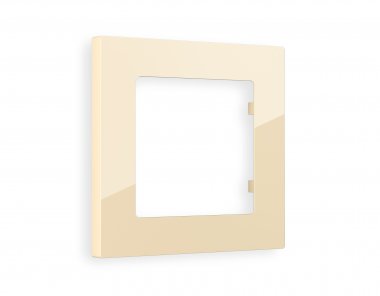 Фотография товара 'Ambrella AF220301 Рамка ALFA Techno (Бежевый глянец) 1-ая'