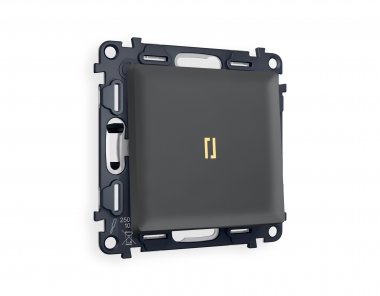 Фотография товара 'Ambrella MA902030 Комплект механизма 1-клавишного проходного выключателя с подсветкой 3200K'