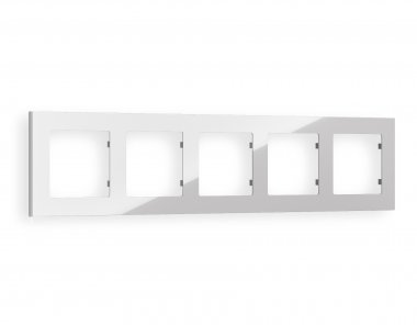 Фотография товара 'Ambrella AF220405 Рамка ALFA Techno (Серебро глянец) 5-ая'