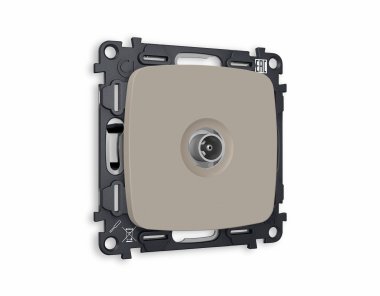 Фотография товара 'Ambrella MO373030 Комплект механизма TV розетки проходной OMEGA'