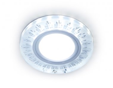 Фотография товара 'Ambrella S216 Встраиваемый точечный светильник с LED подсветкой GU5.3+3W(LED COLD)'