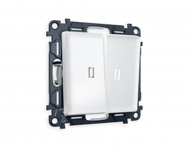 Фотография товара 'Ambrella MA124015 Комплект механизма 2-клавишного выключателя с подсветкой 5600K'