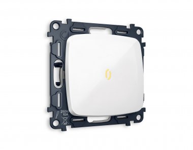 Фотография товара 'Ambrella MO102030 Комплект механизма 1-клавишного проходного выключателя с подсветкой 3200K'