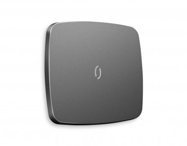 Фотография товара 'Ambrella OP6520 Лицевая панель OMEGA (Антрацит серый) для 1-клавишных выключателей'