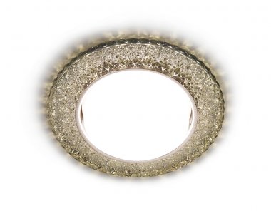 Фотография товара 'Ambrella G298 CL/WW Встраиваемый точечный светильник со светодиодной лентой GX53+3W'