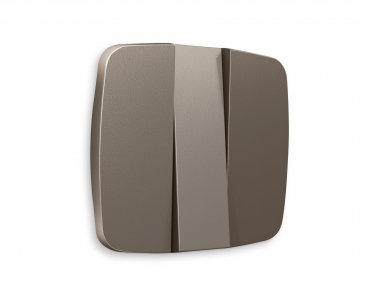 Фотография товара 'Ambrella OP6350 Лицевая панель OMEGA (Темная бронза матовый) для 3-клавишных выключателей'