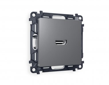 Фотография товара 'Ambrella MA664010 Комплект механизма розетки HDMI 2.0 ALFA'