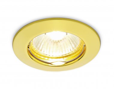 Фотография товара 'Ambrella Встраиваемый точечный светильник золото MR16'