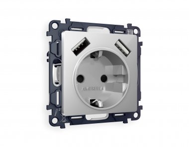 Фотография товара 'Ambrella MA409010 Комплект механизма электрической розетки ALFA'