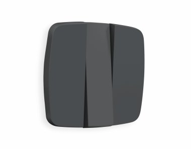 Фотография товара 'Ambrella OP9050 Лицевая панель OMEGA (Графит Мягкое касание) для 3-клавишных выключателей'