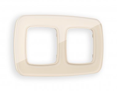 Фотография товара 'Ambrella OF320302 Рамка OMEGA Radian (Бежевый Стекло органическое) 2-ая'