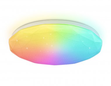 Фотография товара 'Ambrella FZ417 Потолочный светодиодный светильник с пультом IP20 46W 3000K-6500K+RGB'