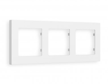 Фотография товара 'Ambrella AF220123 Рамка ALFA Techno (Белый матовый) 3-ая'