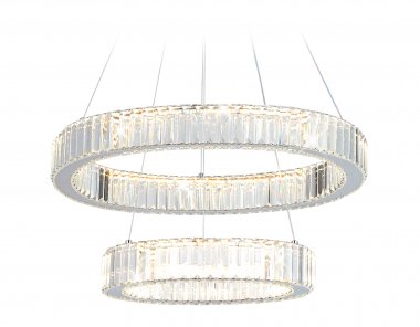 Фотография товара 'Ambrella TR5001 Подвесная светодиодная люстра с хрусталем 92W 3000K/4200K/6400K'