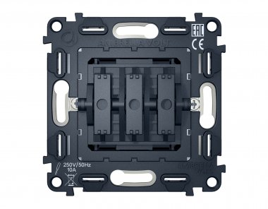 Фотография товара 'Ambrella VM133 Механизм 3-клавишного выключателя 10A-250V'