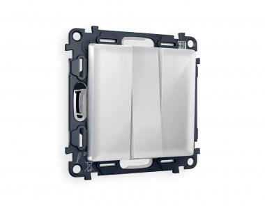 Фотография товара 'Ambrella MA405010 Комплект механизма 3-клавишного выключателя ALFA'