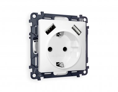 Фотография товара 'Ambrella MA129010 Комплект механизма электрической розетки ALFA'