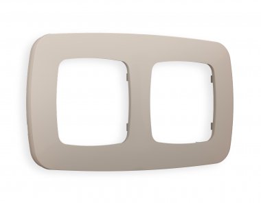 Фотография товара 'Ambrella OF140362 Рамка OMEGA Ecta (Серо-бежевый матовый) 2-ая'