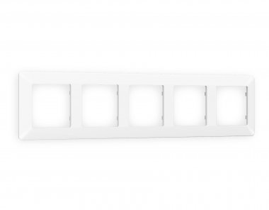 Фотография товара 'Ambrella AF110125 Рамка ALFA Line (Белый матовый) 5-ая'