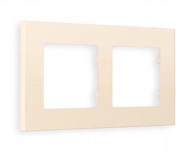 Фотография товара 'Ambrella AF250332 Рамка ALFA Qubi (Бежевый матовый) 2-ая'