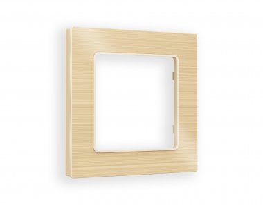 Фотография товара 'Ambrella AF550301 Рамка ALFA Platos (Шампань Металл шлифованный) 1-ая'