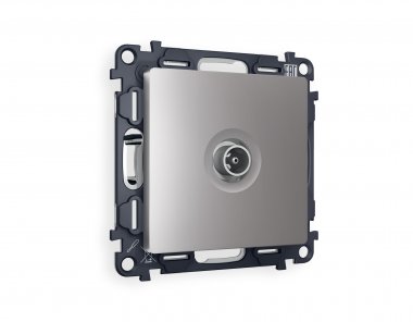 Фотография товара 'Ambrella MA513030 Комплект механизма TV розетки проходной ALFA'