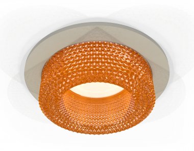 Фотография товара 'Ambrella XC7623024 Комплект встраиваемого светильника SGR/CF'