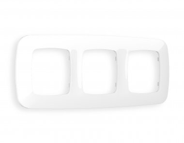 Фотография товара 'Ambrella OF140103 Рамка OMEGA Ecta (Белый глянец) 3-ая'