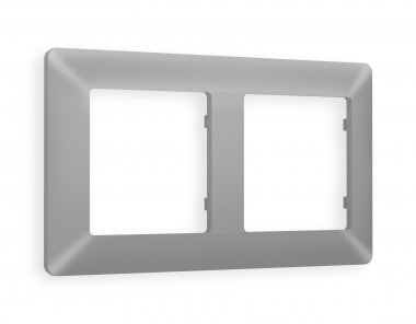 Фотография товара 'Ambrella AF110502 Рамка ALFA Line (Сталь матовый) 2-ая'