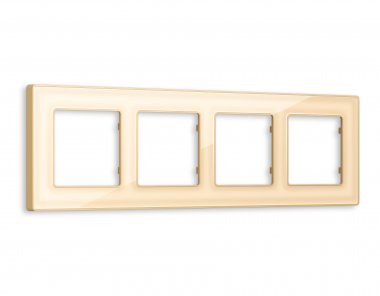 Фотография товара 'Ambrella AF580604 Рамка ALFA Arctic (Шампань Стекло органическое) 4-ая'