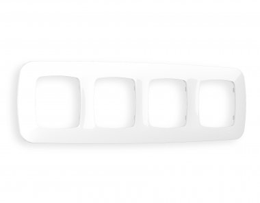 Фотография товара 'Ambrella OF140104 Рамка OMEGA Ecta (Белый глянец) 4-ая'