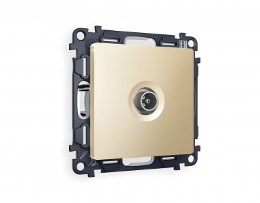 Фотография товара 'Ambrella MA613010 Комплект механизма TV розетки оконечной ALFA'