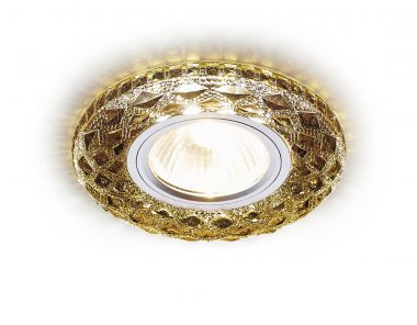 Фотография товара 'Ambrella S288 BK Встраиваемый точечный светильник со светодиодной лентой MR16+3W'