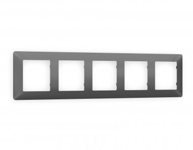 Фотография товара 'Ambrella AF110655 Рамка ALFA Line (Антрацит серый) 5-ая'