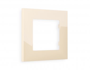 Фотография товара 'Ambrella AF250301 Рамка ALFA Qubi (Бежевый глянец) 1-ая'