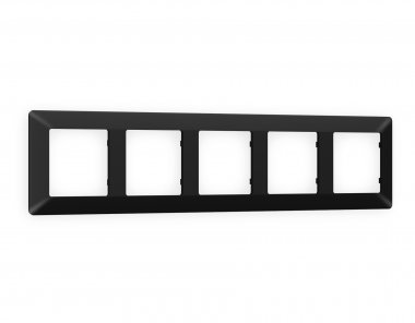 Фотография товара 'Ambrella AF110705 Рамка ALFA Line (Черный матовый) 5-ая'